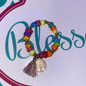 Multicolored Tree of Life bracelet NWT